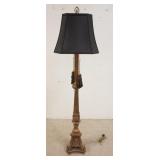 1145	ORNATE METAL FLOOR LAMP, APPROXIMATELY 63 IN HIGH