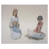 1156	LOT LLADRO & NAO FIGURINES, TALLEST IS 8 1/2 IN HIGH