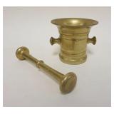 1169	BRASS MORTAR & PESTLE