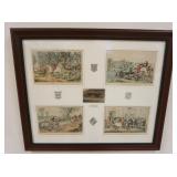 1190	FRAMED & MATTED HUNT PRINTS, H ALKEN DED, APPROXIMATELY 20 1/2 IN X 24 1/2 IN