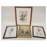 1242	FRAMED AND MATTED ENGRAVING OF PARTIAL NUDE, THE MAGDALEN, APPROXIMATELY 14 1/4 IN X 17 1/4 IN