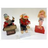 1256	LOT OF 3 NOVELITY BATTERY OPERATED TOYS