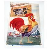 1263	VINTAGE BATTERY OPERATED CROWING ROOSTER, APPROXIMATELY 10 1/2 IN HIGH