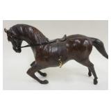 1276	LEATHER HORSE, APPROXIMATELY 16 IN X 9 1/2 IN HIGH