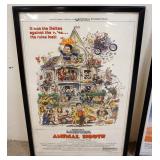 1281	FRAMED NATIONAL LAMPOON ANIMAL HOUSE MOVIE POSTER, APPROXIMATELY 29 IN X 34 IN