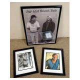 1283	GROUP IF 3 POP CULTURE SIGNED PHOTOS INCLUDING ALAN ALDA AND HARRY HARRISON, LARGEST APPROXIMAT