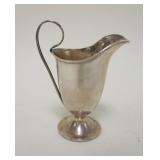 1022	STERLING CREAMER *PILGRAM*, 2.63 TOZ