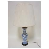 1027	ASIAN TABLE LAMP, APPROXIMATELY 28 IN HIGH