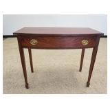 1067	MAHOGANY ONE DRAWER STAND, EBERT FURNITURE CO, APPROXIMATELY 36 IN X 18 IN X 30 IN HIGH