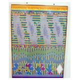 1108	EDUARDO PAOLOZZI POSTER FRAMED UNDER GLASS, 1967 UNIVERSAL ELECTRONIC VACUUM 1967, APPROXIMATEL