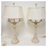 1112	PAIR OF CANDELABRA STYLE TABLE LAMPS