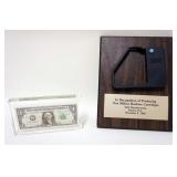 1118	VINTAGE IBM COMEMORATIVES; PAPER WEIGHTS, IBM AVAILABILITY SERVICES DEVELOPMENT *FIRST VARIABLE