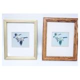 1160	FRAMED PRINT, GEESE IN FLIGHT, LOATES 1966, APPROXIMATELY 9 IN X 11 IN OVERALL