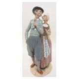 1202	LLADRO FIGURE OF DUTCH COUPLE MAN & WOMAN *GOLDEN WEDDING* APP. 14 3/4 IN H 