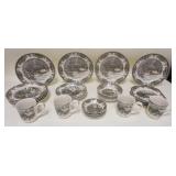 1212	28 PIECE JOHNSON BROS * THE FRIENDLY VILLAGE*