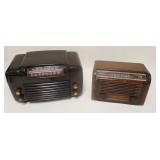 1218	TWO ANTIQUE TABLE RADIOS, PHILCO & RCA 