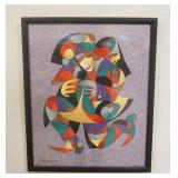 1276	ANATOLE KRANSNYSKY FRAMED SERIGRAPH. APP. 23 IN X 26 IN , ARTIST PROOF 15/50