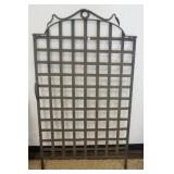 1281	GOTHIC STYLE METAL GATE. APP. 33 1/2 IN X 58 1/2 IN H 