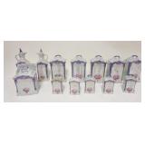 1299	GERMAN SPICE CANISTER SET, 13 PIECE, SOME WEAR ON DESCRIPTIONS