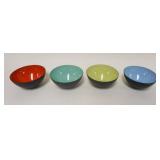 1305	LOT OF 4 KRENIT DEMARK BOWLS, APPROXIMATELY 5 IN X 2 1/2 IN HIGH