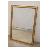 1322	BEVELED MIRROR IN GILT FRAME, APPROXIMATELY 27 1/2 IN X 40 IN