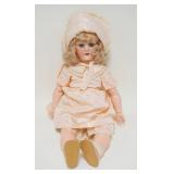 1005	ANTIQUE GERMAN BISQUE HEAD DOLL, APPROXIMATELY 22 IN HIGH