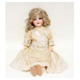 1009	ANTIQUE GERMAN BISQUE HEAD DOLL, APPROXIMATELY 21 1/2 IN HIGH