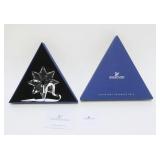 1015	SWAROVSKI CHRISTMAS ORNAMENT, 2013 W/ORIGINAL BOX, 3 IN DIAMETER