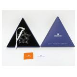 1016	SWAROVSKI CHRISTMAS ORNAMENT, 2019, 3 IN DIAMETER