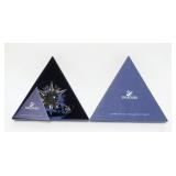 1028	SWAROVSKI CHRISTMAS ORNAMENT, 2002, 3 IN DIAMETER