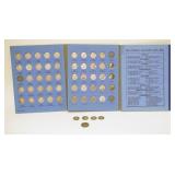 1036	SILVER US COIN LOT INCLUDES PARTIAL BOOK W/ROOSEVELT DIMES, 1946-1963 DIMES IN BOOK, 4 BARBER D