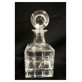 1059	COLLEE CRYSTAL DECANTOR MADE IN ITALY, APPROXIMATELY 10 IN HIGH