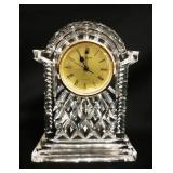 1063	LARGE WATERFORD CRYSTAL CLOCK, 7 1/4 IN HIGH
