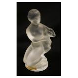 1065	LALIQUE FIGURE OF WOMAN HOLDING FAWN, APPROXIMATELY 4 3/4 IN HIGH