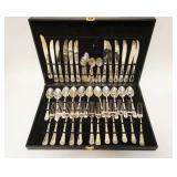 1077	47 PIECE SILVERPLATE FLATWARE SET IN BOX