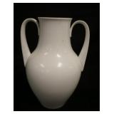 1111	KPM PORCELAIN DOUBLE HANDLED VASE, APPROXIMATELY 9 1/2 IN HIGH