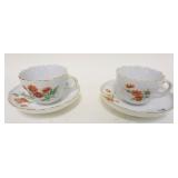 1115	MEISSEN CUPS & SAUCERS LOT OF 2