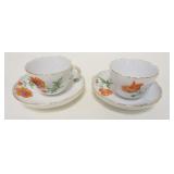 1116	MEISSEN CUPS & SAUCERS LOT OF 2