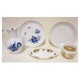 1131	GROUP OF ASSORTED CHINA INCLUDING ROYAL COPENHAGEN PLATTER & PITCHER, ROYAL ALBERT TRAY & 8 NYM