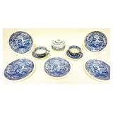1132	GROUP OF COPELAND SPODE, ITALIAN, ENGLAND