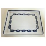 1179	HERMES PORCELAIN TRAY, APPROXIMATELY 4 3/4 IN X 6 1/4 IN