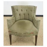 1199	ANTIQUE SMALL VICTORIAN BENCH/STOOL WITH UPHOLSTERED LIFT TOP COMPARTMENT, APPROXIMATELY 22 IN 