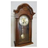 1202	WOOD DRUM WITH ELEPHANTS ENCIRCLING EXTERIOR, APPROXIMATELY 17 IN X 18 IN HIGH