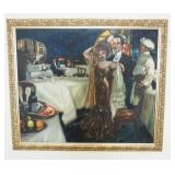 1206	2 SOLID BRASS FLOOR LAMPS, APPROXIMATELY 65 IN HIGH