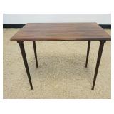 1210	1 DOOR GERMAN CHINA CABINET WITH DIAMOND INAY ON LOWER DOOR, APPROXIMATELY 32 IN X 16 IN X 65 I