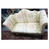 1223	EMPIRE GAME TABLE AND VICTORIAN HALL RACK, BOTH NEED REPAIR