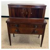 1232	CONTEMPORARY PINE PAINT DISTRESSED 2 PC. CORNER CABINET, APPROXIMATELY 48 IN X 83 IN HIGH