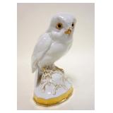 1268	PORCELAIN OWL PAUL MULLER SELB, APPROXIMATELY 7 1/2 HIGH