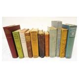 1305	LOT OF 11 ANTIQUE BOOKS INCLUDING ALL QUIET ON THE WESTERN FRONT, 1929 & LIFE OF CROCKETT, 1884