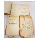 1309	HUNTERDON CO NEW JERSEY ANTIQUE LEDGER & CHECK BOOK CIRCA 1910